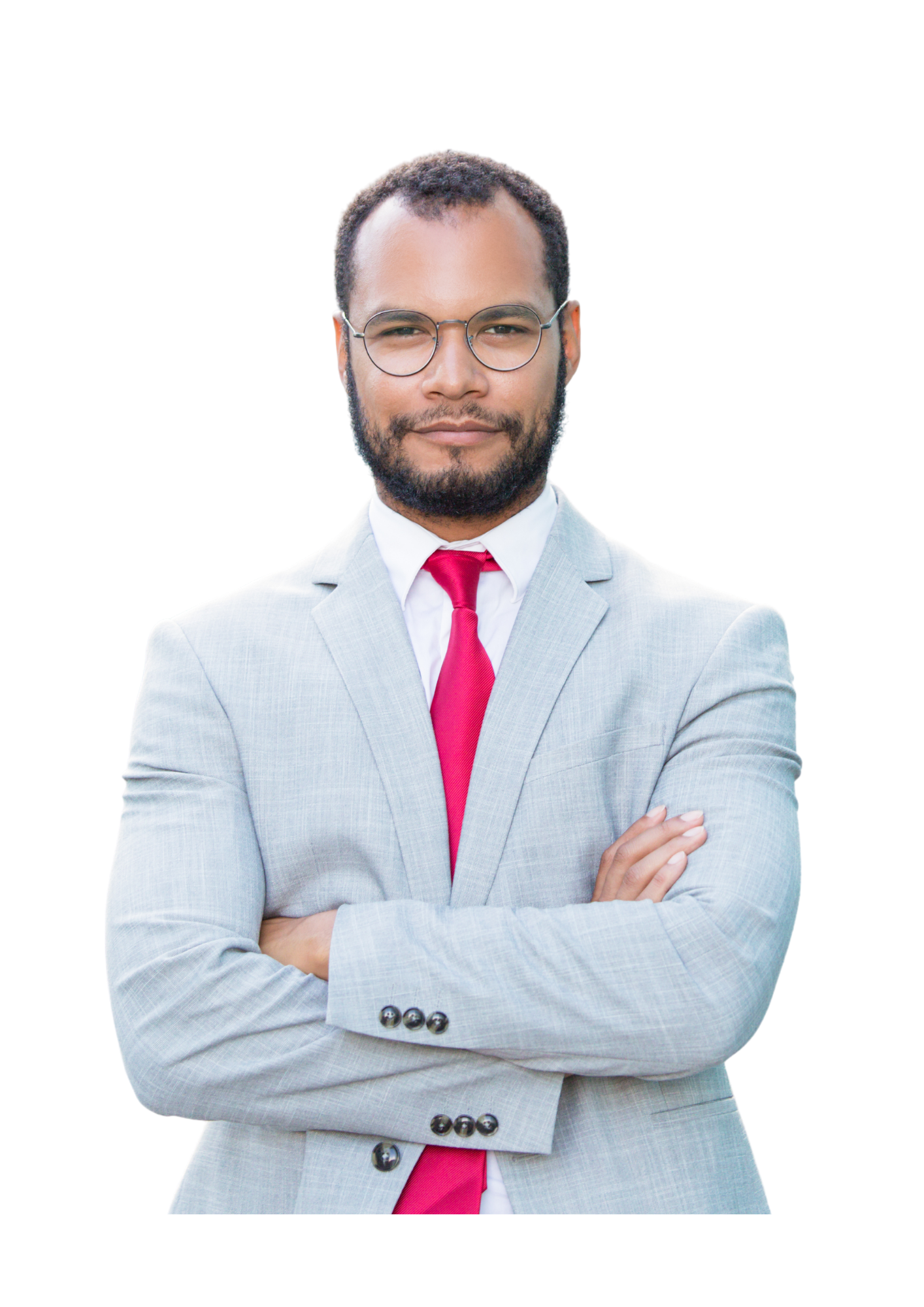 XTRM Group | businessman posing for a picture, wearing a gray suit